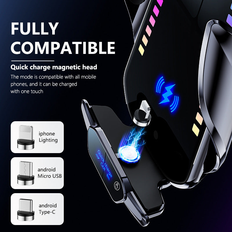 Car Mobile Phone Holder Intelligent Wireless Charging Can Beat Infrared Induction According To Sound Waves
