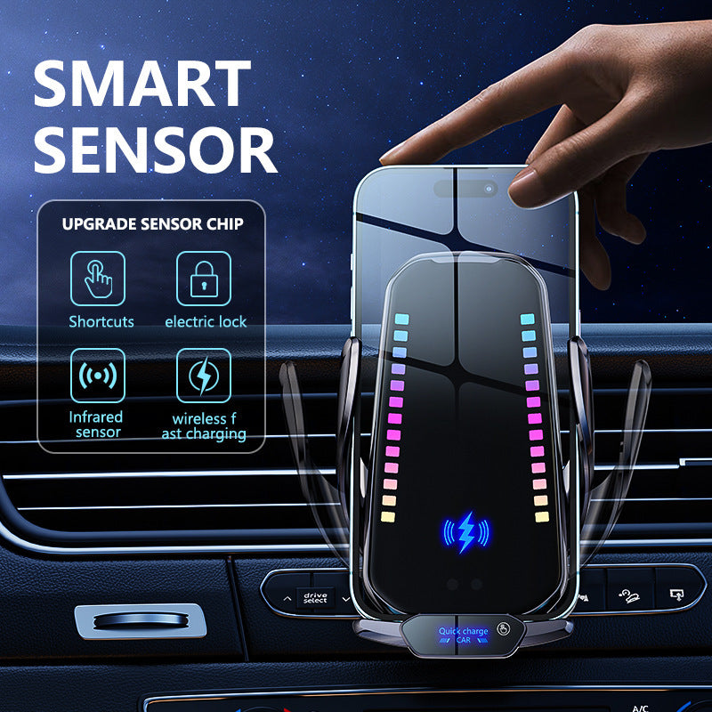 Car Mobile Phone Holder Intelligent Wireless Charging Can Beat Infrared Induction According To Sound Waves