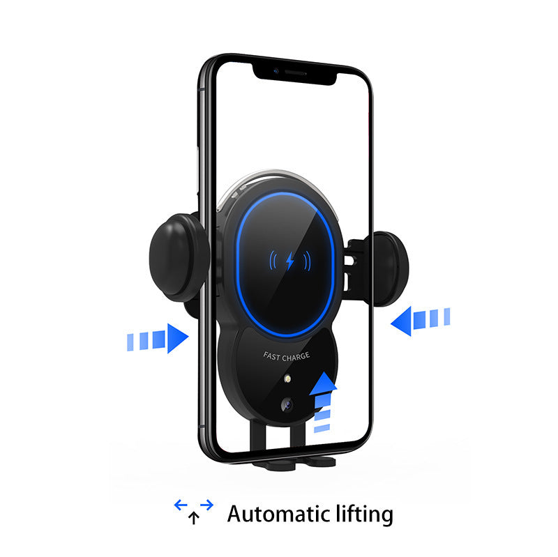 Car Wireless Charger Automatic Infrared Sensor Mobile Phone Bracket Triple Action