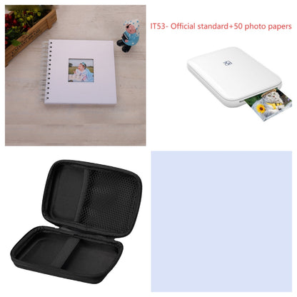 Color Photo Printer Portable Full Color Wireless Photo Printer USB Bluetooth Thermal Sublimation Printer