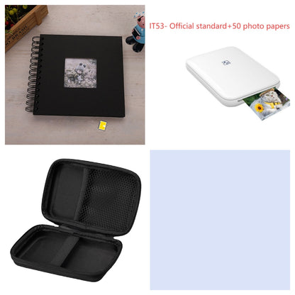 Color Photo Printer Portable Full Color Wireless Photo Printer USB Bluetooth Thermal Sublimation Printer
