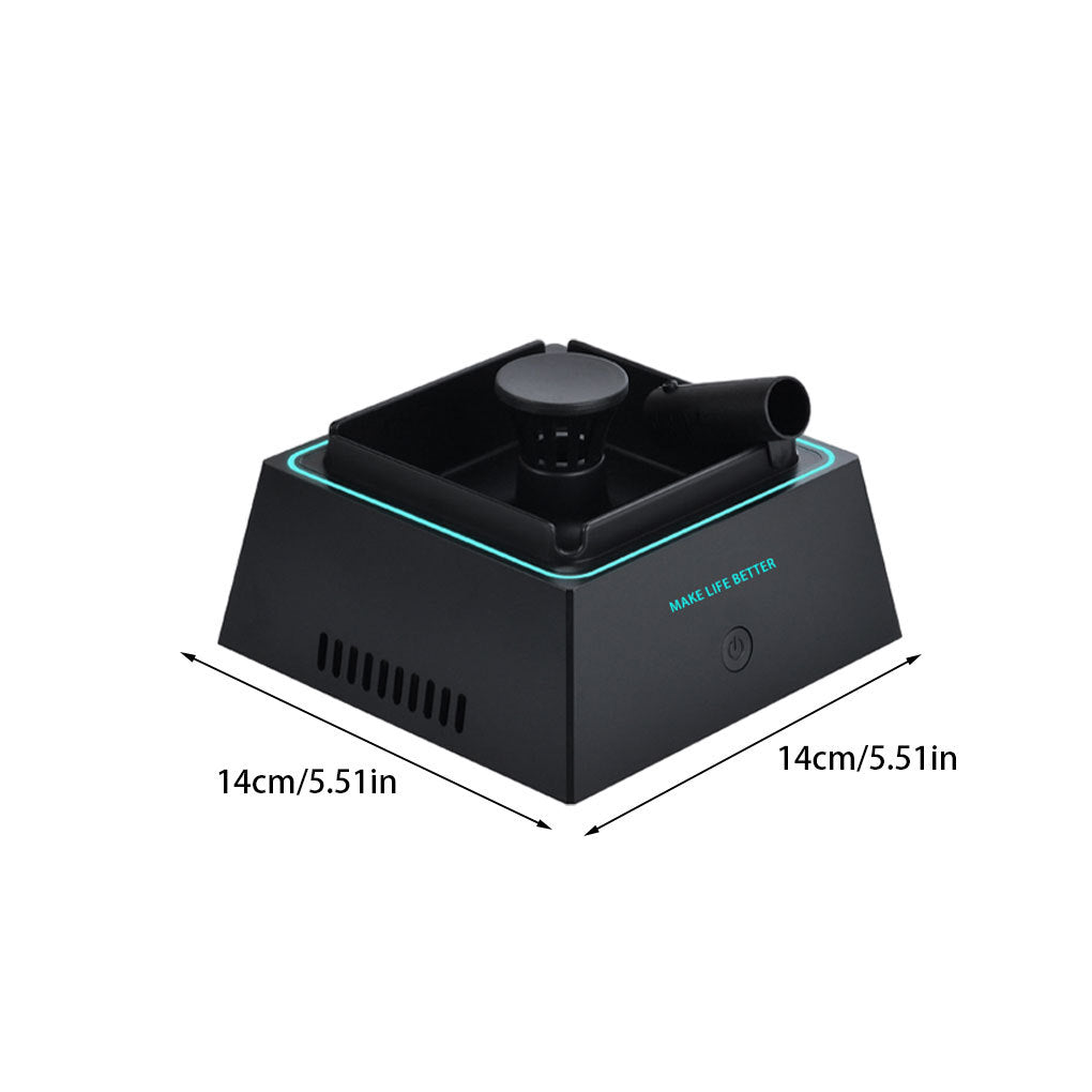Intelligent Electronic Ashtray Air Purifier Remove Smoke Grabber Air Cleaners Smokeless Ashtray Ash Tray For Smoker Home Office